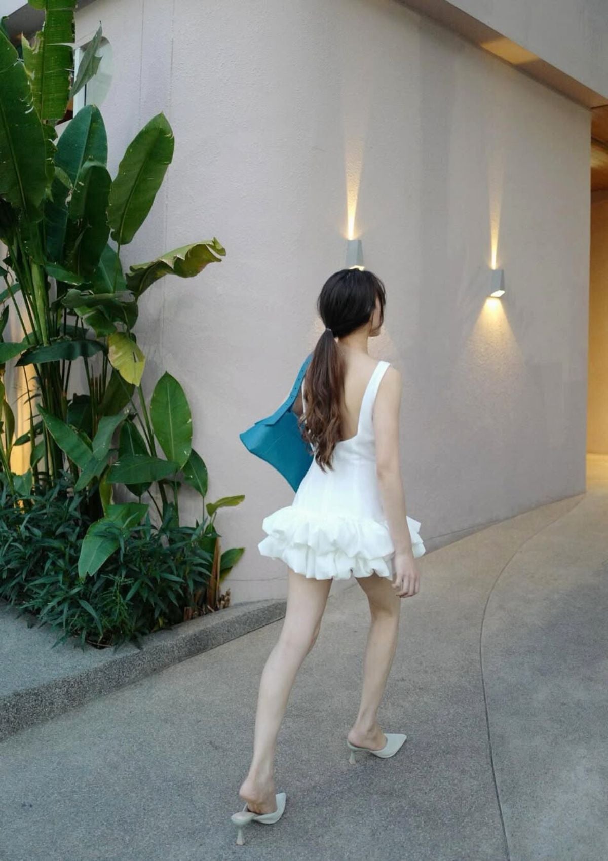 Serene Ruffle Charm Dress