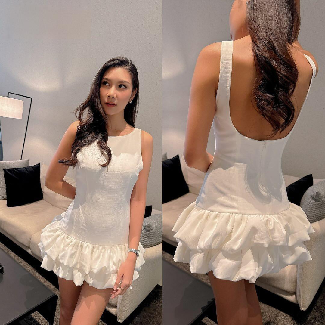 Serene Ruffle Charm Dress