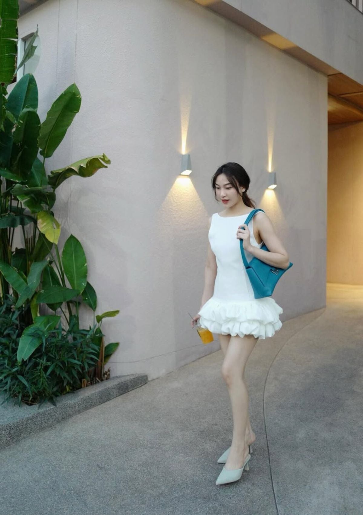 Serene Ruffle Charm Dress